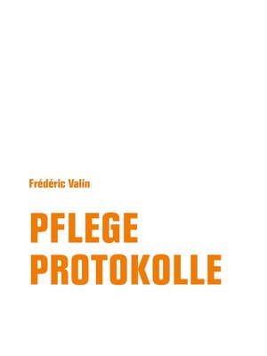 cover image of Pflegeprotokolle